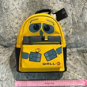 Rare Loungefly Disney Pixar WALL-E Figural WALL-E with Trash Mini Backpack - NWT